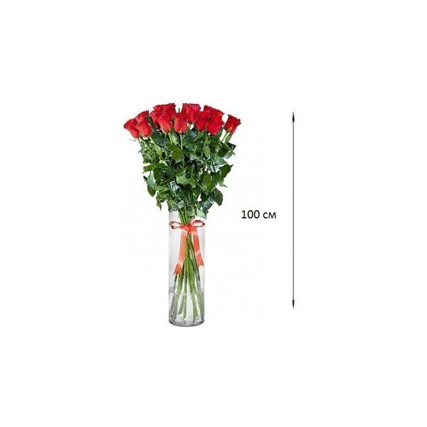 Высокие розы 100 см 101 шт